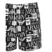 Emporio Armani Swimwear Costume boxer Nero logo EMPORIO ARMANI All Over