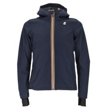 K-way giubbotto da uomo blu con cappuccio