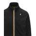 K-WAY Felpa da Uomo nera con zip 