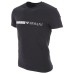 Emporio Armani T-shirt a manica corta nera con logo lettering