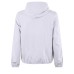 K-way Giubbotto bianco da uomo con zip e cappuccio 