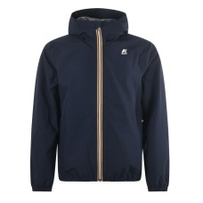 K-way giubbotto blu con cappuccio da Uomo