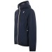 K-way giubbotto blu con cappuccio da Uomo