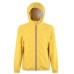 K-way Giubbotto giallo da uomo con cappuccio
