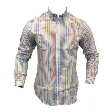 Harmont&Blaine Camicia da uomo Multicolor con logo 