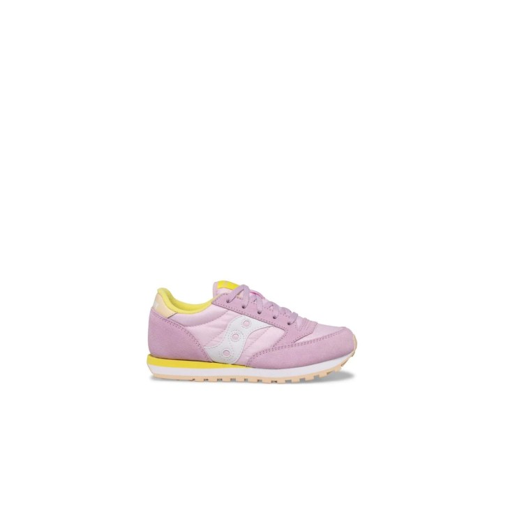 Saucony Jazz Sneakers Rosa con inserti a contrasto gialli 