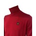 RefrigiWear Dolcevita in lana rosso con logo