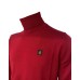 RefrigiWear Dolcevita in lana rosso con logo