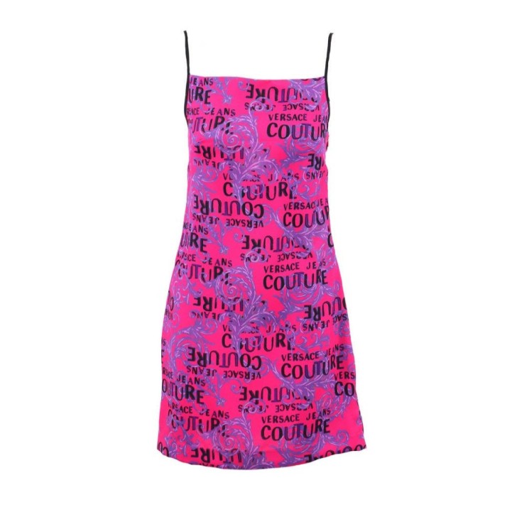 Versace Jeans Couture Abito da Donna in crepe satin Fucsia/Viola