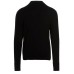 Versace Jeans Couture Maglioncino nero con maxi logo dorato 