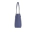 Piero Guidi borsa a spalla blu reversibile con stampa magic circus 