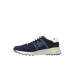 Premiata LANDER_6634 Sneakers in pellame morbido scamosciato e nylon blu