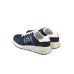 Premiata LANDER_6634 Sneakers in pellame morbido scamosciato e nylon blu