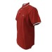 Harmont&Blaine Polo Rossa a manica corta in cotone con logo bassotto