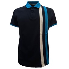 Harmont&Blaine Polo Blu in cotone da uomo