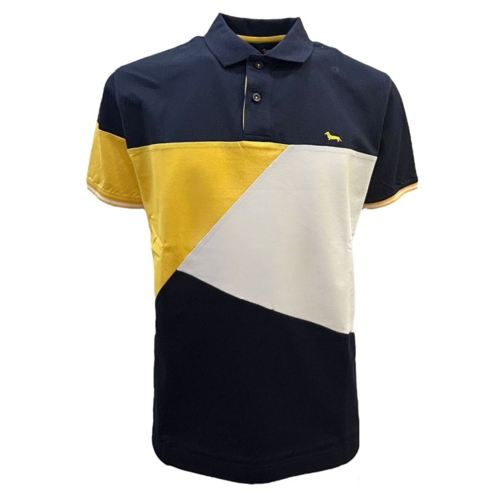 Harmont&Blaine Polo Blu in cotone da uomo