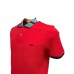 HARMONT&BLAINE POLO ROSSA DA UOMO CON COLLETTO CON FANTASIA 