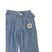 Moschino Jeans denim blu con Patch ricamato