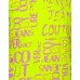 Versace Jeans Couture T-shirt da Uomo Verde con Logo Couture all over