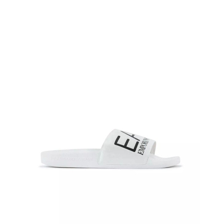 EA7 EMPORIO ARMANI CIABATTA UNISEX BIANCA E NERA  