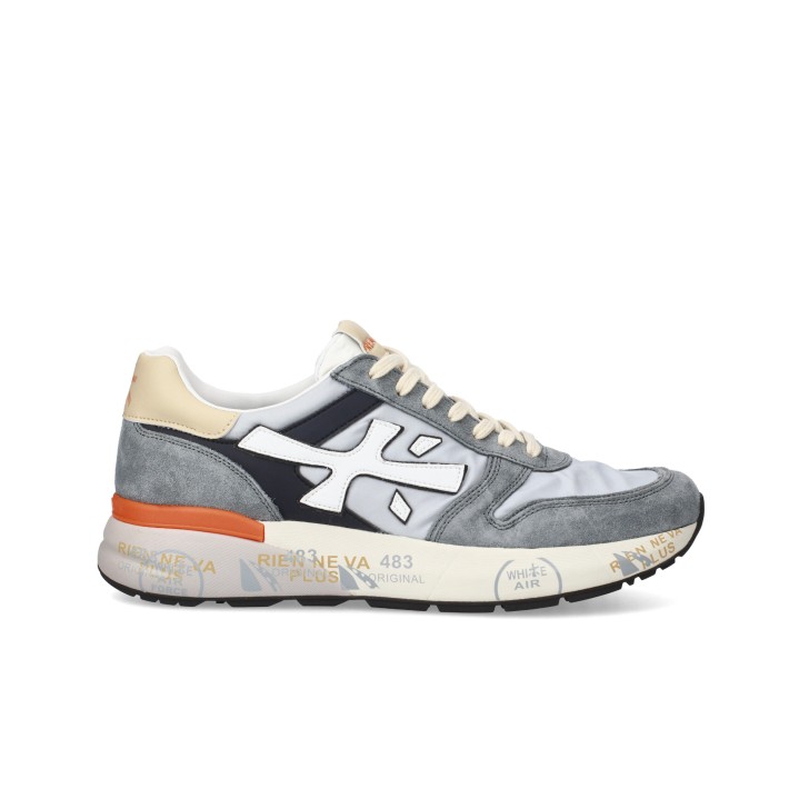 PREMIATA MICK_7245 SNEAKER IN SUEDE E NYLON GREY 