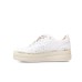 PREMIATA MICOL_6788 SNEAKER PLATFORM IN LEATHER WHITE