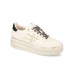 PREMIATA MICOL_6794 SNEAKER PLATFORM IN LEATHER E SUEDE BIANCO LATTE
