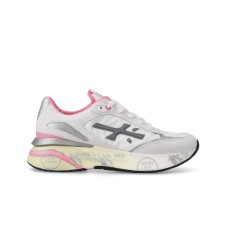 PREMIATA MOERUND_7467 SNEAKER IN SUEDE E NYLON WHITE