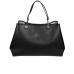Emporio Armani Borsa a spalla Nera con pochette interna estraibile con laccio da polso e chiusura con zip