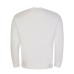 Emporio Armani Felpa Bianca da Uomo in misto cotone con logo Aquila