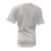 Giulia N Couture T-Shirt bianca in cotone a manica corta con maxi logo lettering FATTO CON AMORE beige
