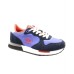La Martina Sneakers da uomo blu con inserti multicolor
