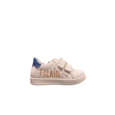 Alviero Martini 1a Classe Sneakers bianca con linguetta con stampa Geo Classic 