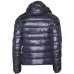 RefrigiWear Giubbotto Blu con cappuccio da Uomo