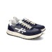 PREMIATA NOUS_6658 SNEAKER IN SUEDE E TELA BLUE