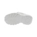 4US Sneakers bianca da uomo in pelle con logo 4US giallo fluo