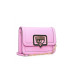 Chiara Ferragni Borsa Rosa Logo EYELIKE in metallo oro con tracolla estraibile