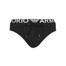 Emporio Armani Swimwear slip mare Nero logoband
