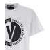 Versace Jeans Couture T-shirt da Uomo a girocollo Bianca 