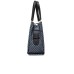 Emporio Armani Borsa a spalla Blu con Stampa Monogram Eagle All Over e tracolla regolabile, estraibile