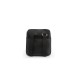 Emporio Armani Tracolla nera in pelle rigenerata saffiano con placchetta Aquila