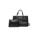 Emporio Armani Borsa a mano Nera con tracolla regolabile, estraibile logo All Over