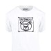 Moschino T-shirt bianca a manica corta con logo Teddy Bear