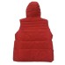 Harmont&Blaine Gilet rosso con cappuccio da uomo