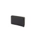 Emporio Armani Portafoglio nero zip around con placchetta aquila 
