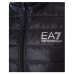 Ea7 Emporio Armani gilet nero con logo argento da Uomo 