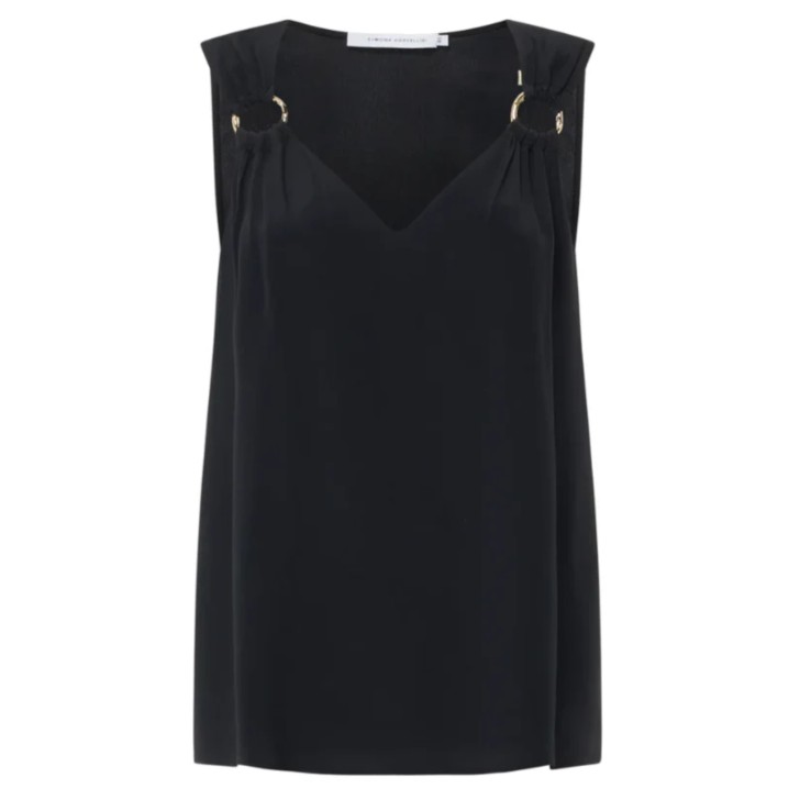 Simona Corsellini  top colore nero