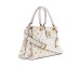 Guess Borsa a mano Crema con stampa logo All Over con tracolla regolabile, estraibile e logo in metallo 