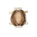 Guess Borsa a mano Crema con stampa logo All Over con tracolla regolabile, estraibile e logo in metallo 