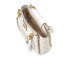 Guess Borsa a spalla crema con stampa logo All Over e logo in metallo